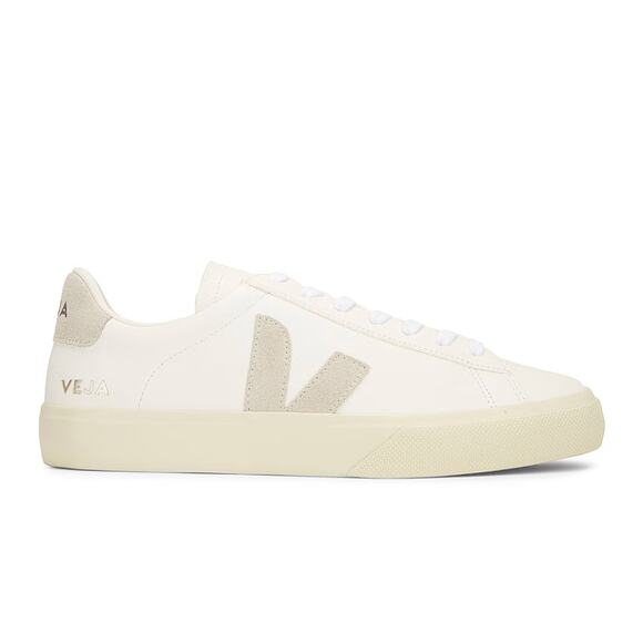 VEJA | Campo Sneaker in Extra White & Natural Suede 43 / US 10 - Picture 1 of 14